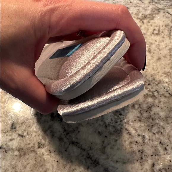 Draper James Metallic Silver Bow Slippers - Picture 7 of 8